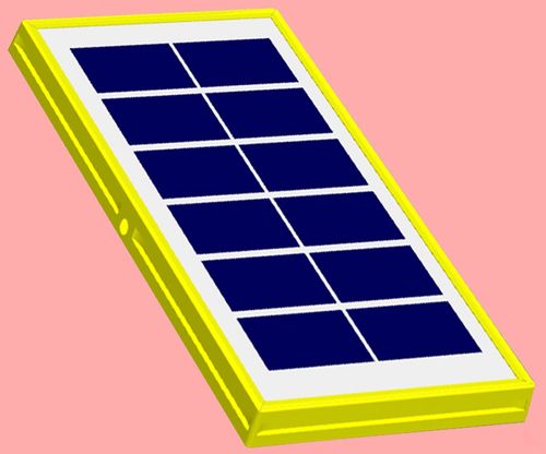 本外观设计产品的名称:太阳能板.,2.
